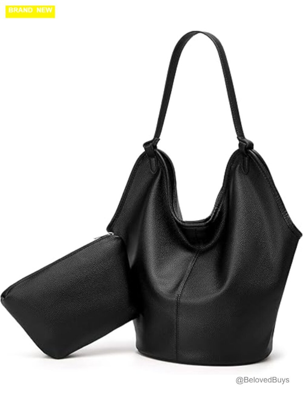 Slouchy Suede Hobo Tote Bag Large Capacity Shoulder Handbag Satchel